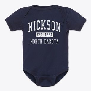 Hickson North Dakota Classic Established Baby Onesie