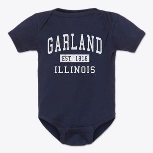 Garland Illinois Classic Established Baby Onesie