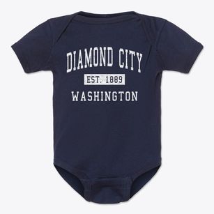 Diamond City Washington Classic Established Baby Onesie
