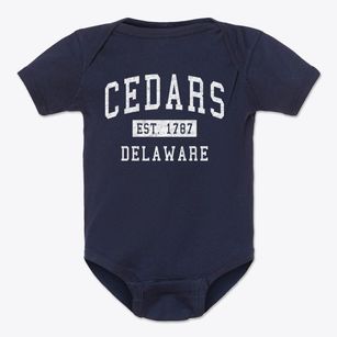 Cedars Delaware Classic Established Baby Onesie
