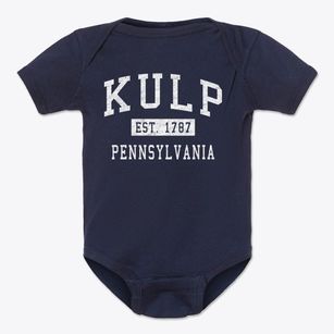 Kulp Pennsylvania Classic Established Baby Onesie