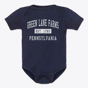 Green Lane Farms Pennsylvania Classic Established Baby Onesie