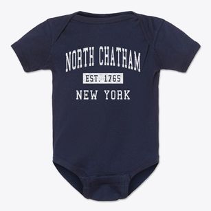 North Chatham New York Classic Established Baby Onesie