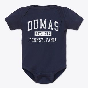 Dumas Pennsylvania Classic Established Baby Onesie