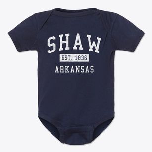 Shaw Arkansas Classic Established Baby Onesie