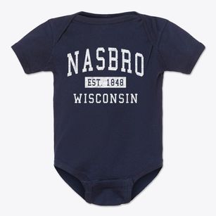 Nasbro Wisconsin Classic Established Baby Onesie