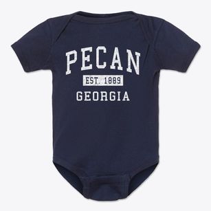 Pecan Georgia Classic Established Baby Onesie