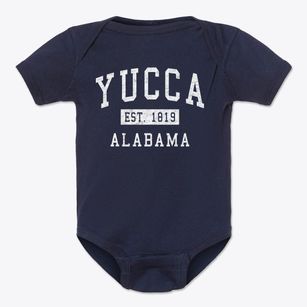 Yucca Alabama Classic Established Baby Onesie