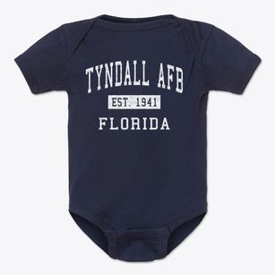 Tyndall Afb Florida Classic Established Baby Onesie