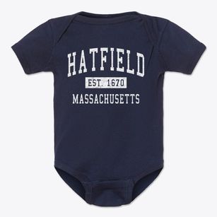Hatfield Massachusetts Classic Established Baby Onesie
