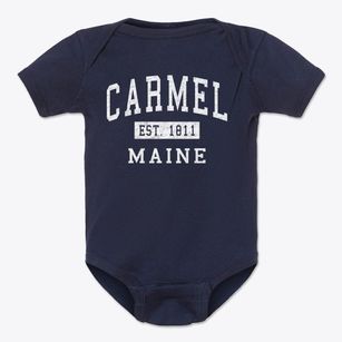 Carmel Maine Classic Established Baby Onesie