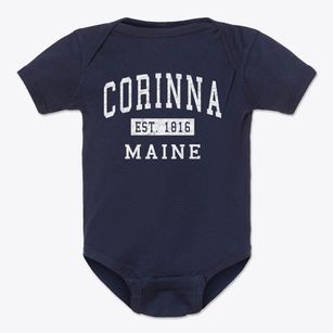 Corinna Maine Classic Established Baby Onesie
