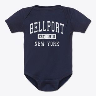 Bellport New York Classic Established Baby Onesie