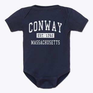 Conway Massachusetts Classic Established Baby Onesie