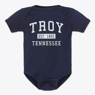 Troy Tennessee Classic Established Baby Onesie