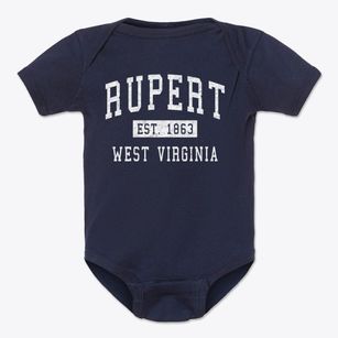 Rupert West Virginia Classic Established Baby Onesie