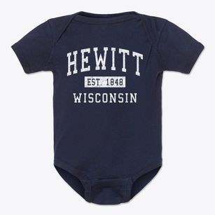 Hewitt Wisconsin Classic Established Baby Onesie