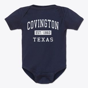Covington Texas Classic Established Baby Onesie