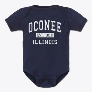 Oconee Illinois Classic Established Baby Onesie