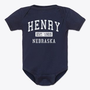 Henry Nebraska Classic Established Baby Onesie
