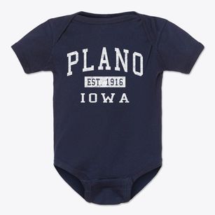 Plano Iowa Classic Established Baby Onesie