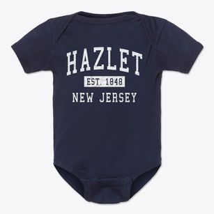 Hazlet New Jersey Classic Established Baby Onesie