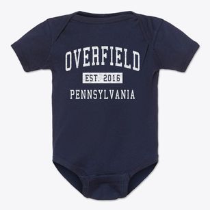 Overfield Pennsylvania Classic Established Baby Onesie