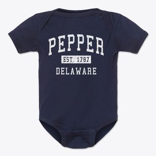Pepper Delaware Classic Established Baby Onesie