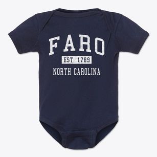 Faro North Carolina Classic Established Baby Onesie