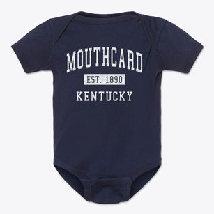 Mouthcard Kentucky Classic Established Baby Onesie