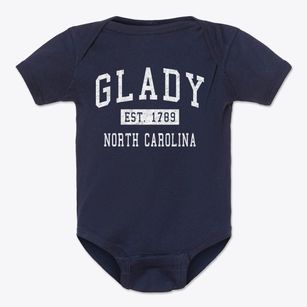 Glady North Carolina Classic Established Baby Onesie