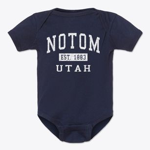 Notom Utah Classic Established Baby Onesie