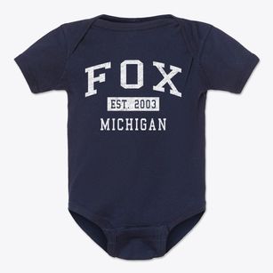 Fox Michigan Classic Established Baby Onesie