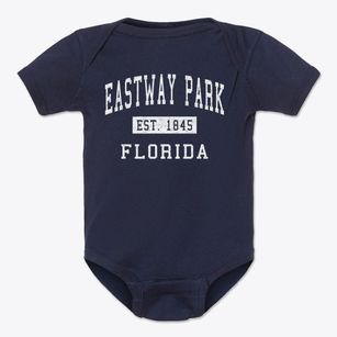 Eastway Park Florida Classic Established Baby Onesie
