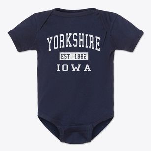 Yorkshire Iowa Classic Established Baby Onesie