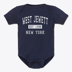 West Jewett New York Classic Established Baby Onesie