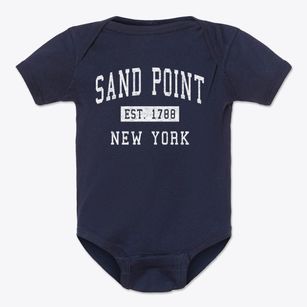 Sand Point New York Classic Established Baby Onesie
