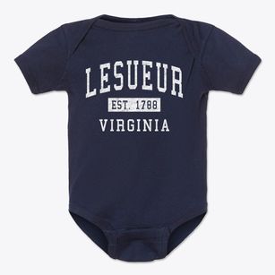 Lesueur Virginia Classic Established Baby Onesie
