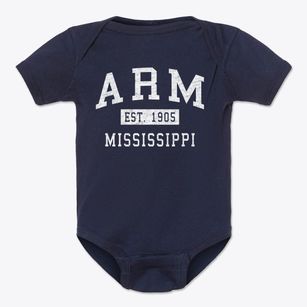 Arm Mississippi Classic Established Baby Onesie