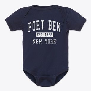 Port Ben New York Classic Established Baby Onesie