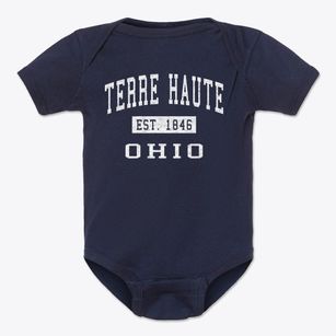 Terre Haute Ohio Classic Established Baby Onesie
