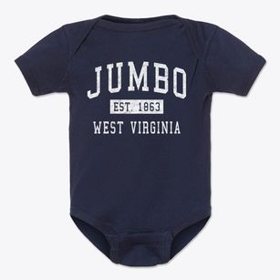 Jumbo West Virginia Classic Established Baby Onesie