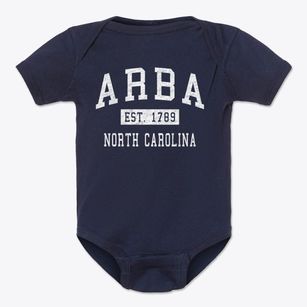 Arba North Carolina Classic Established Baby Onesie