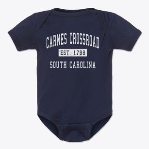 Carnes Crossroad South Carolina Classic Established Baby Onesie