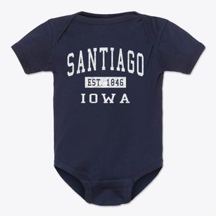 Santiago Iowa Classic Established Baby Onesie