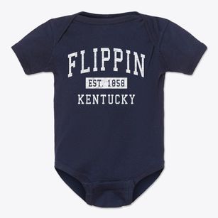 Flippin Kentucky Classic Established Baby Onesie