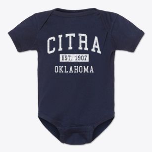 Citra Oklahoma Classic Established Baby Onesie