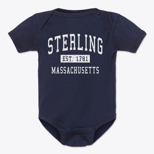 Sterling Massachusetts Classic Established Baby Onesie