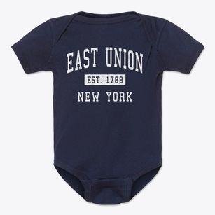 East Union New York Classic Established Baby Onesie