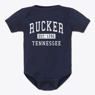 Rucker Tennessee Classic Established Baby Onesie